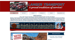 Desktop Screenshot of langertransport.com